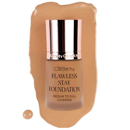 Base de maquillaje Flawless stay foundation - Beauty Creations