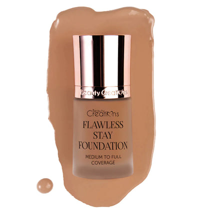 Base de maquillaje Flawless stay foundation - Beauty Creations