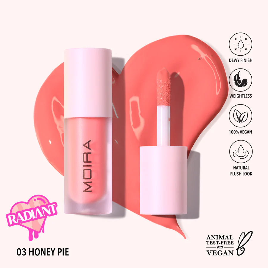 Rubor liquido Love Steady Liquid Blush - Moira