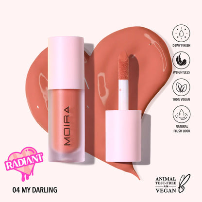 Rubor liquido Love Steady Liquid Blush - Moira