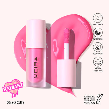 Rubor liquido Love Steady Liquid Blush - Moira