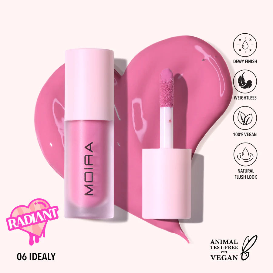 Rubor liquido Love Steady Liquid Blush - Moira