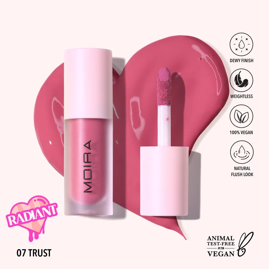 Rubor liquido Love Steady Liquid Blush - Moira