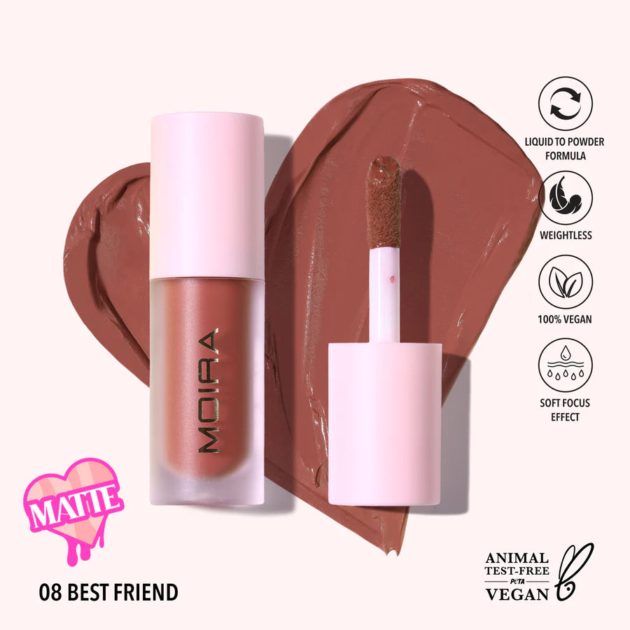 Rubor liquido Love Steady Liquid Blush - Moira