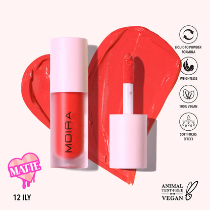 Rubor liquido Love Steady Liquid Blush - Moira