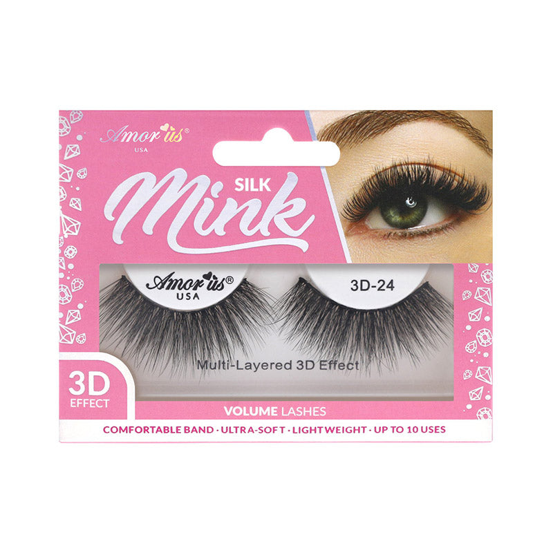 Pestaña 3D Faux mink #24