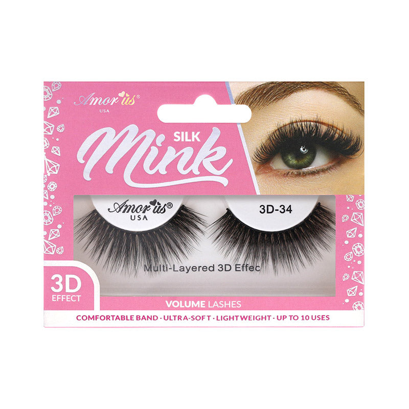 Pestaña 3D Faux mink #34